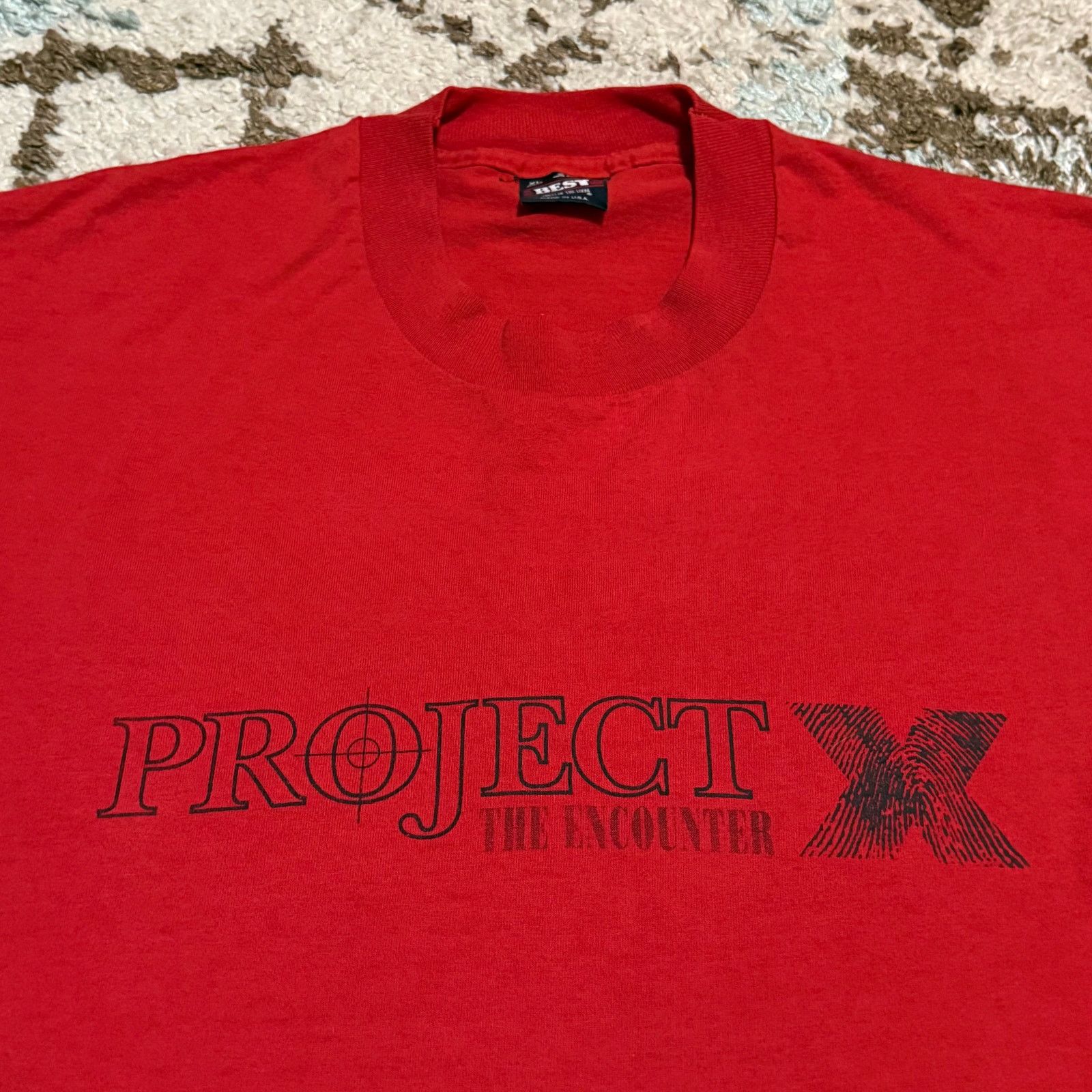 Fruit Of The Loom × Vintage Vintage 90s Project X The Encounter Bose Promo Shirt Size XL Size US XL / EU 56 / 4 - 1 Thumbnail