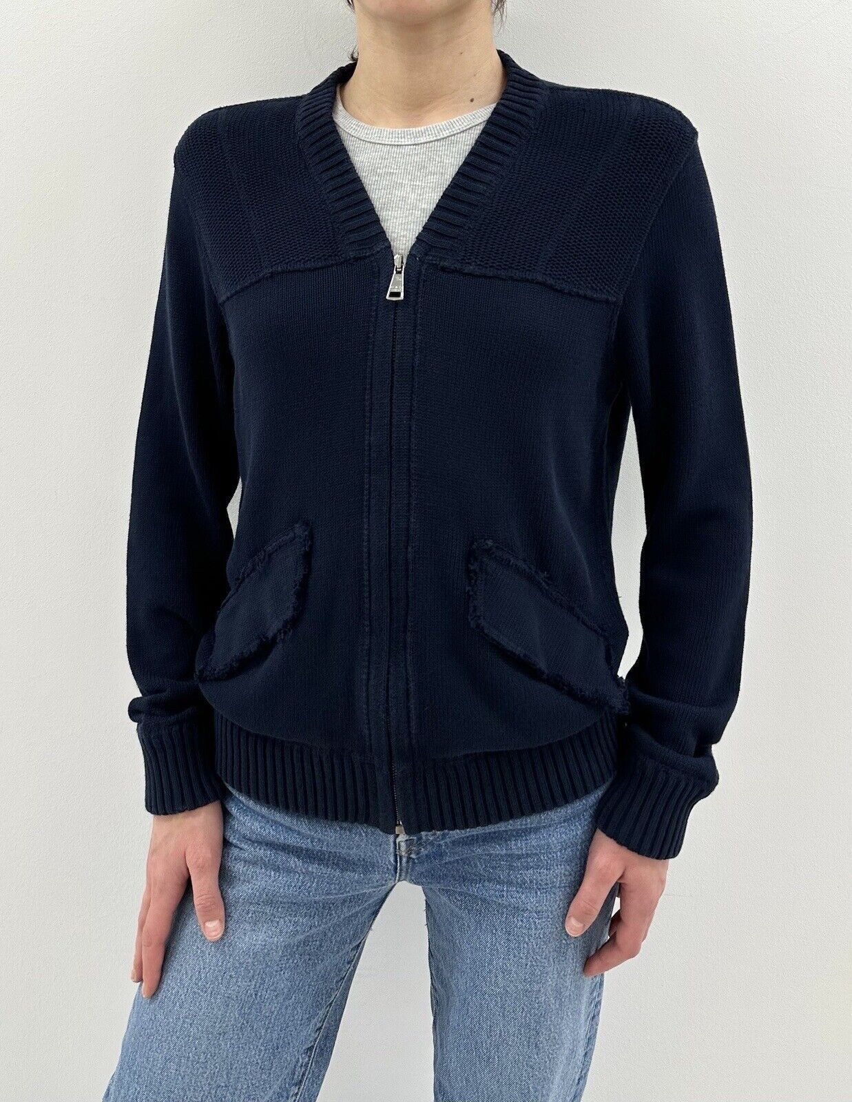 Dolce & Gabbana DDP Dolce & Gabbana Zip Sweater Cardigan Zip Zipper Viscose Size M / US 6-8 / IT 42-44 - 1 Thumbnail