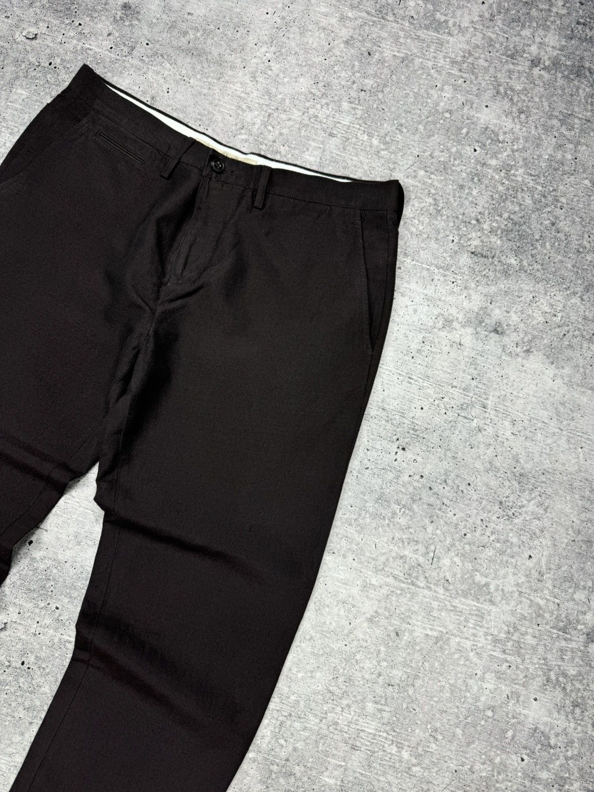 Burberry Vintage Burberry Brit Leather Pocket Tab Suit Pants Trousers Size US 32 / EU 48 - 5 Thumbnail