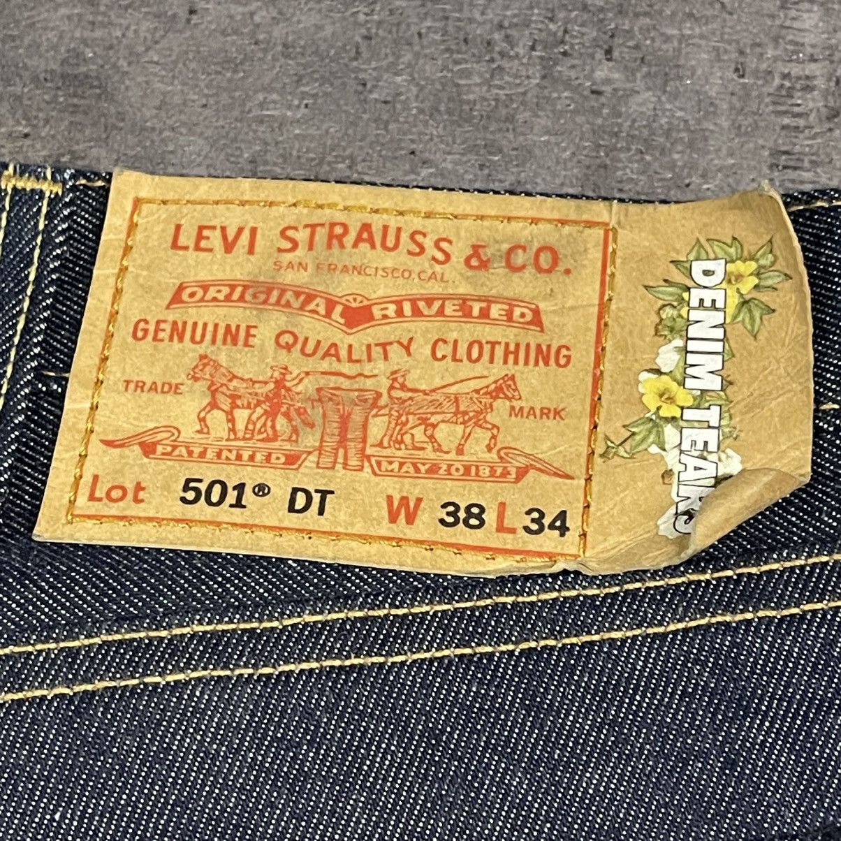 DENIM TEARS × Levi's Denim Tears x Levis Cotton Wreath Jean Raw Indigo Size US 38 / EU 54 - 4 Thumbnail