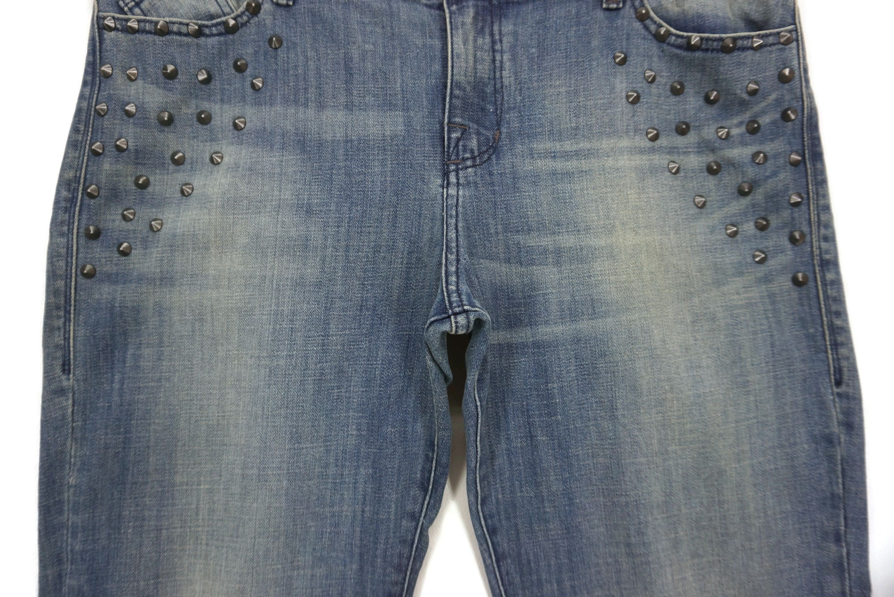 Rock & Republic Kasandra Jeans fits W38xL33 Bondage Bootcut Studded Denim Size 38" / US 16 / IT 52 - 6 Thumbnail
