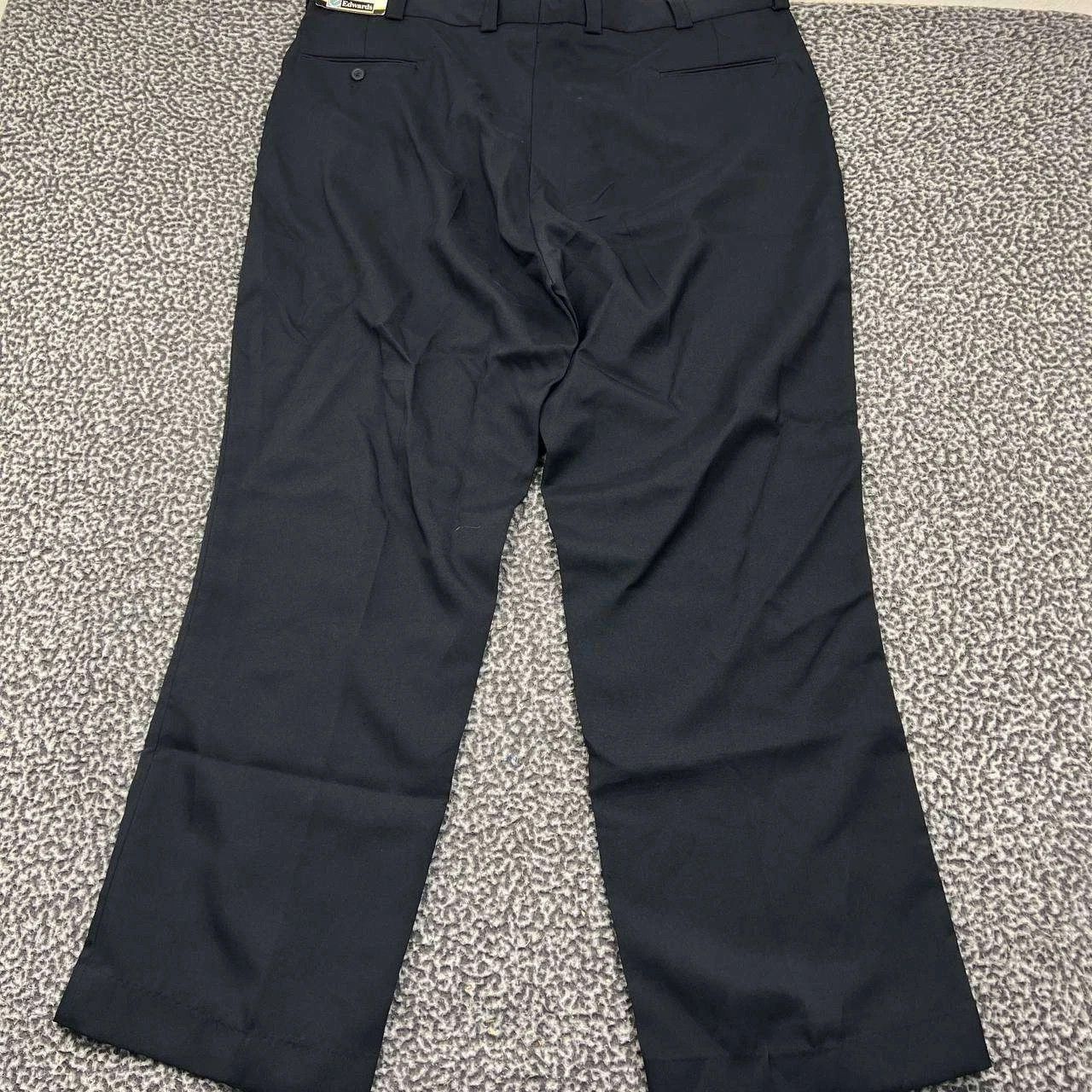 Other Edwards Dress Pants Men 42x31 Flat Front Pocket Uniform Size US 42 / EU 58 - 8 Thumbnail