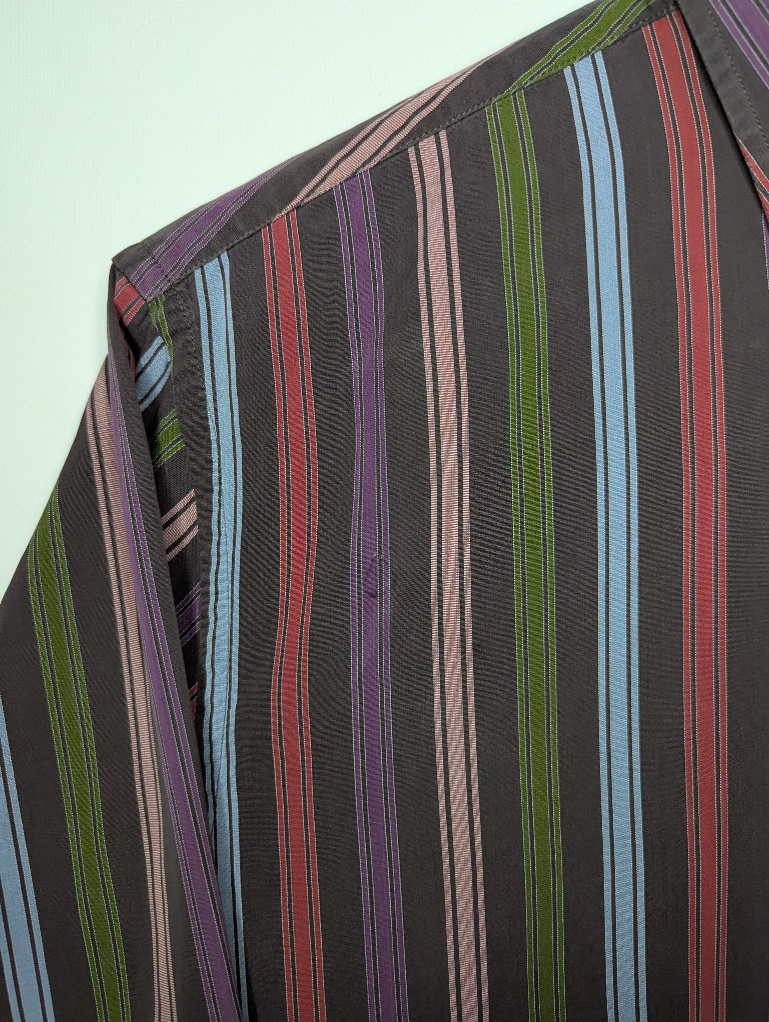 Paul & Shark × Vintage Paul & Shark Silver Collection Vintage Striped Shirt Size 40 Size US M / EU 48-50 / 2 - 4 Thumbnail