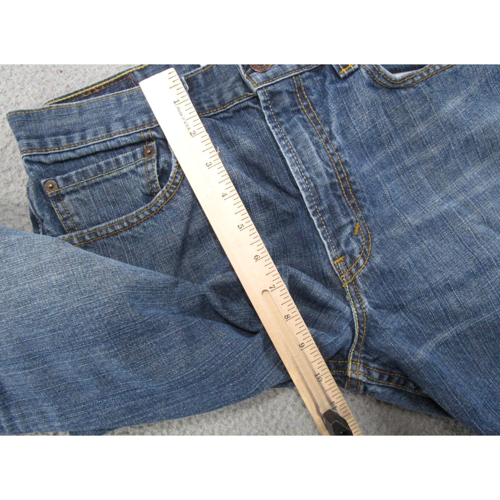 Levi's Levi's 505 Relaxed Straight Leg Blue Denim Jeans Size 32x32 Medium Wash Workwear Size US 32 / EU 48 - 7 Thumbnail