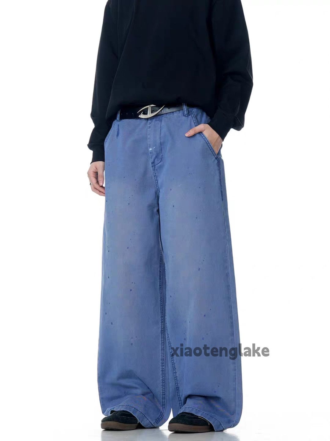 Jean ltx faded loose baggy utility skate hiphop stain pants Size US 34 / EU 50 - 2 Thumbnail