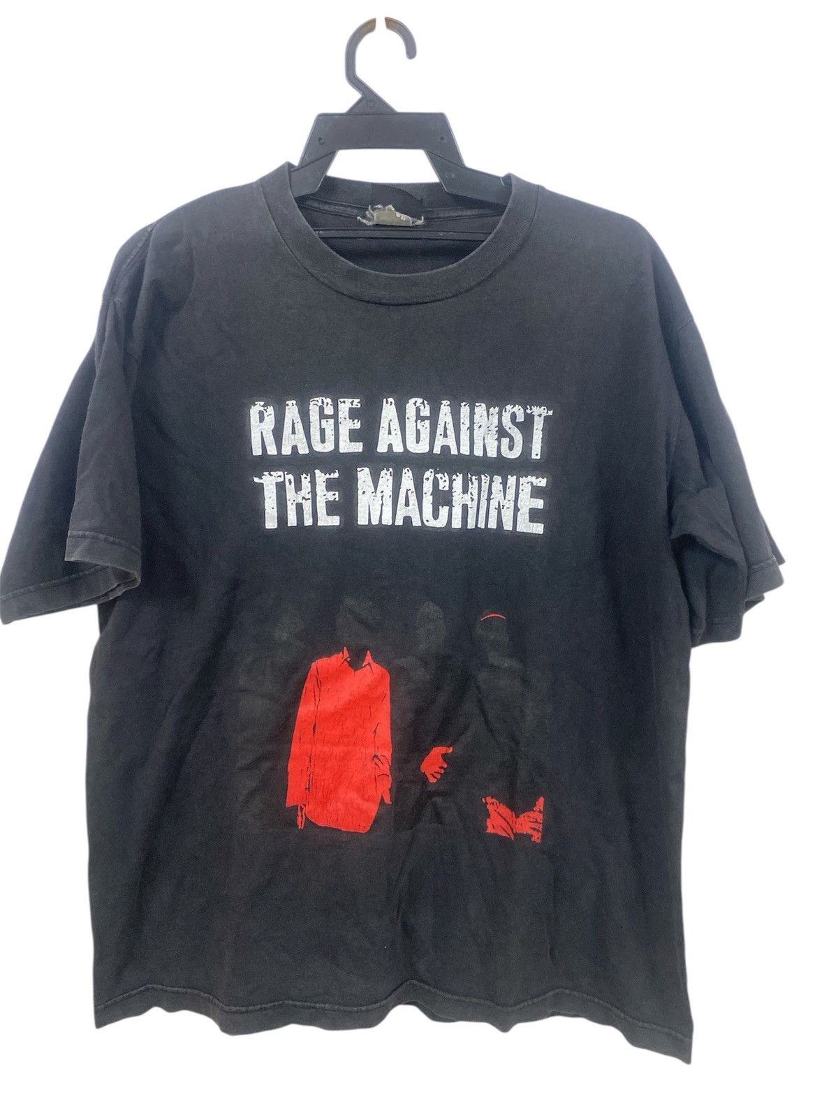Band Tees Vintage bootleg Rage against the machines Size US L / EU 52-54 / 3 - 1 Thumbnail