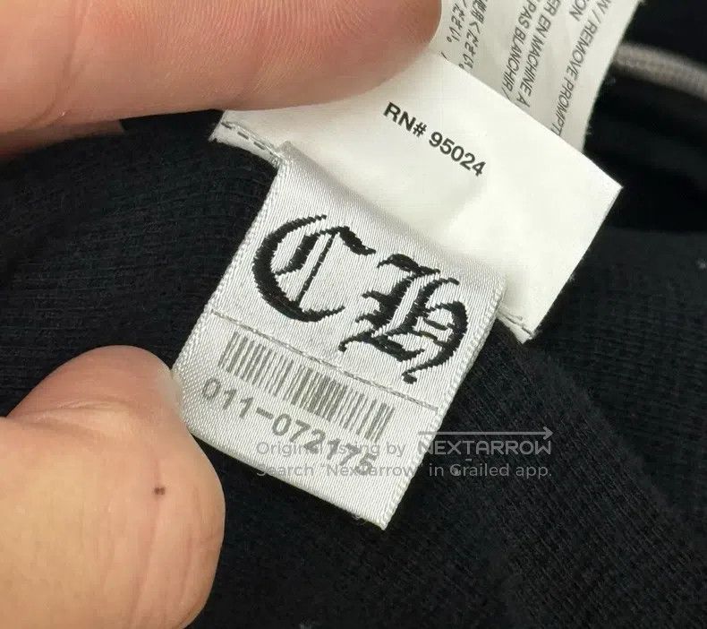 Chrome Hearts CHROME HEARTS Size M Classic thick Waffle double-arm Sanskr Size US M / EU 48-50 / 2 - 4 Thumbnail