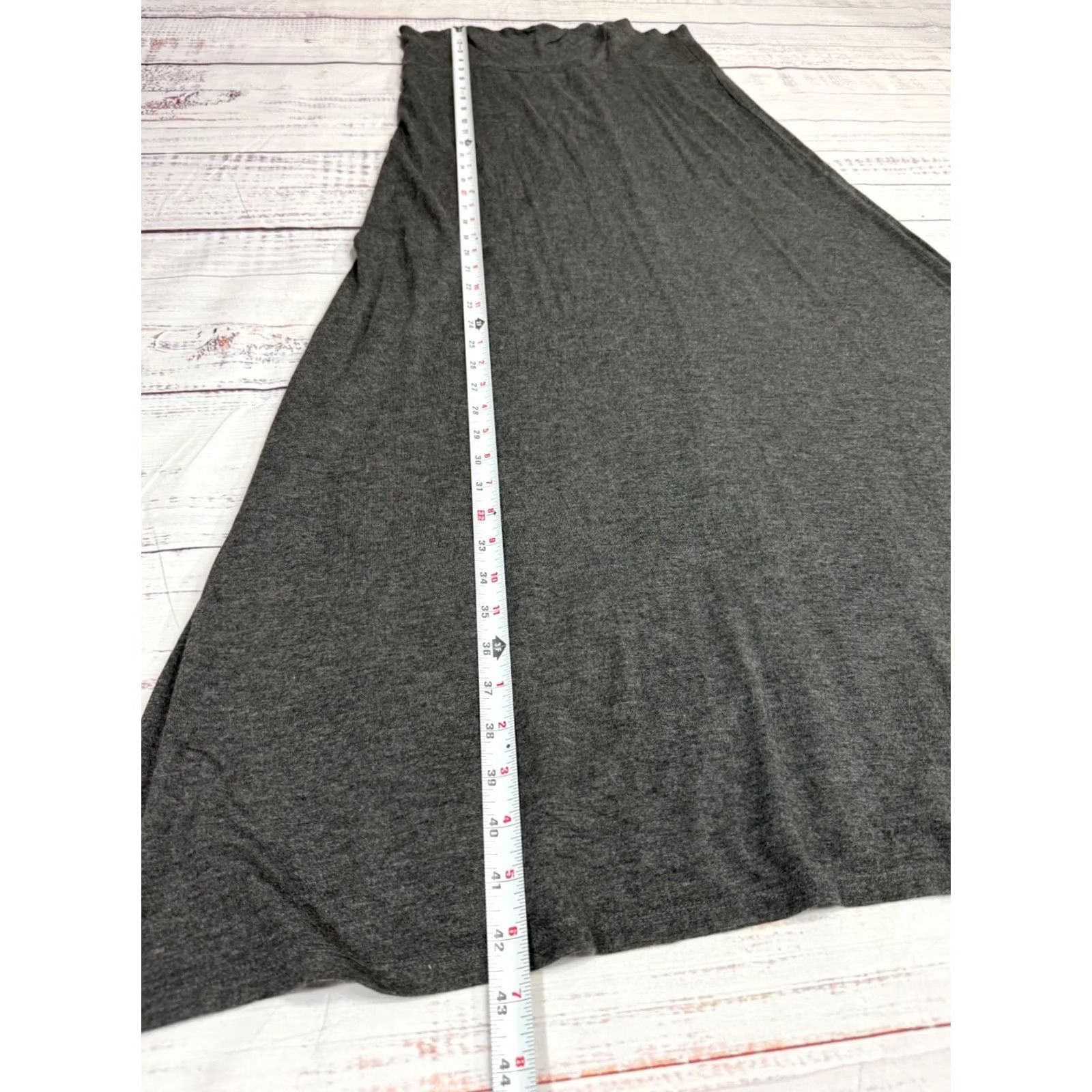 Vintage Bitsalt Womens Dress Strapless Midi A-Line Gray Size L Rayon Spandex Blend Size L / US 10 / IT 46 - 2 Thumbnail
