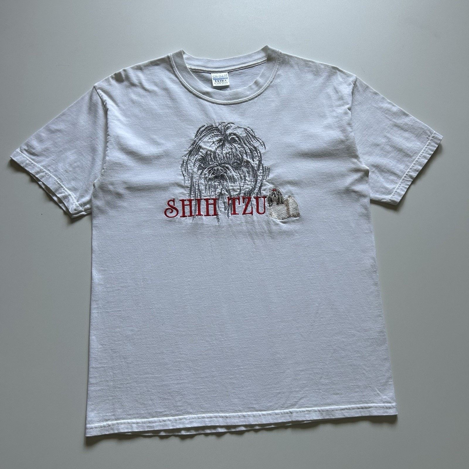 Vintage Vintage Shih Tzu Dog T Shirt Medium Y2K Animal Puppy Art Size US M / EU 48-50 / 2 - 1 Thumbnail