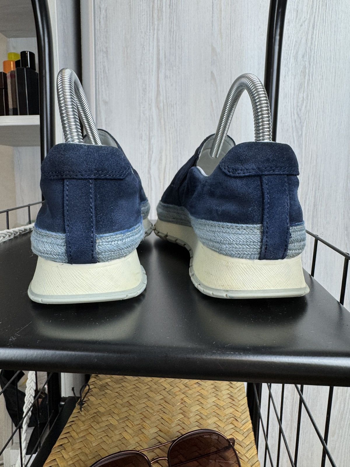 Prada Prada navy blue suede espadrilles sneakers Size US 8.5 / IT 38.5 - 11 Thumbnail