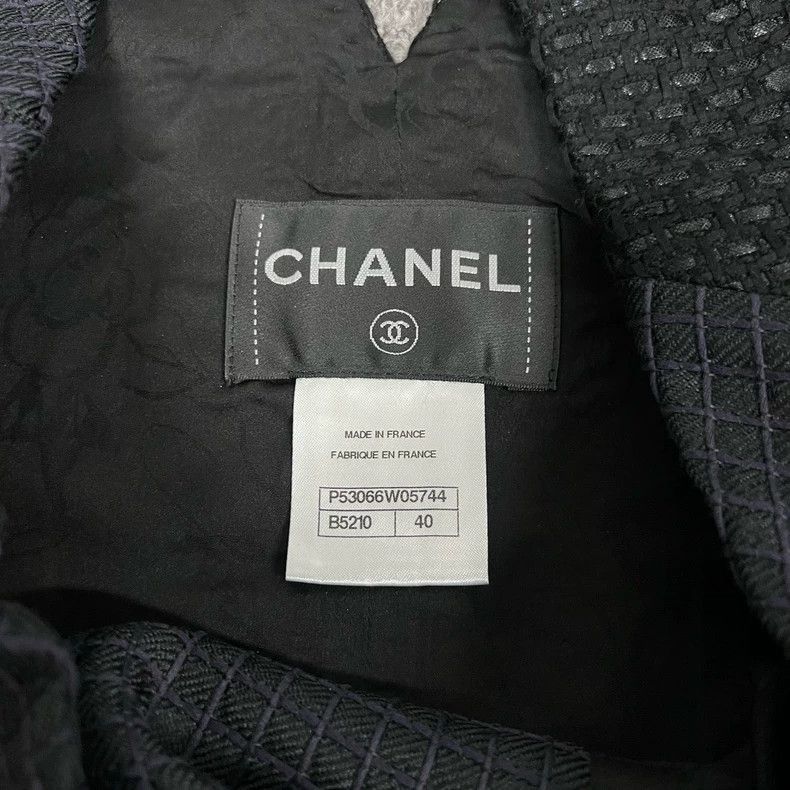 Chanel Chanel Black DoubleBreasted Coat -2505 Size US M / EU 48-50 / 2 - 5 Thumbnail