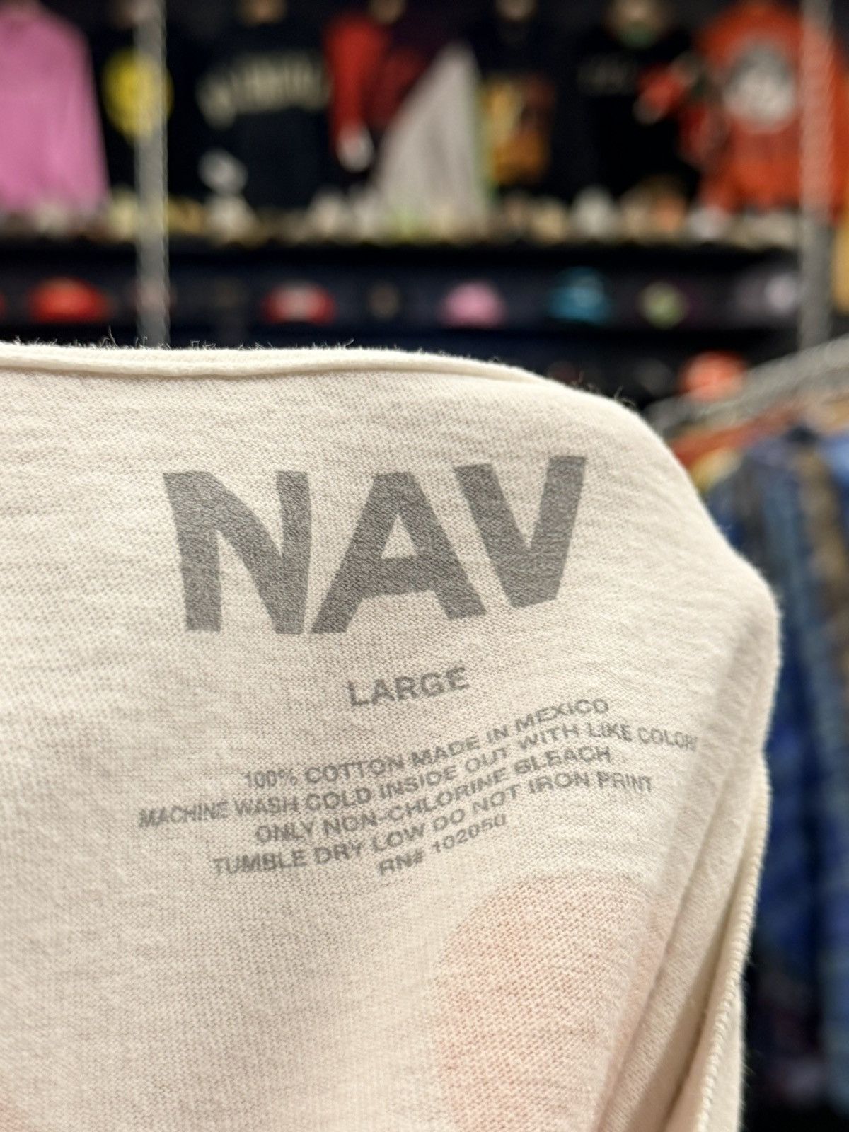 Vlone Vlone Nav T-Shirt Size US L / EU 52-54 / 3 - 3 Thumbnail