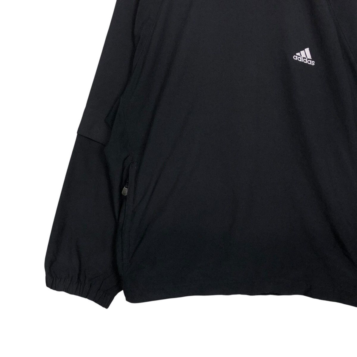 Adidas 🔥VINTAGE ADIDAS LONG SLEEVE CLIMAPROOF WIND RICH BLACK Size US L / EU 52-54 / 3 - 6 Thumbnail