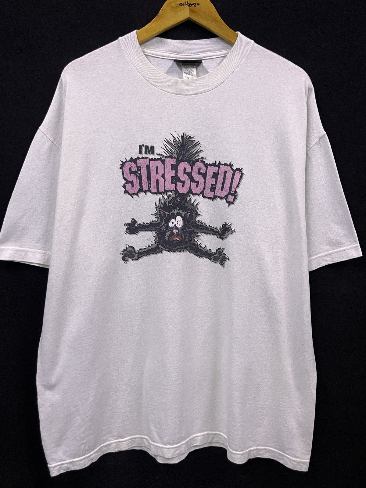 Vintage VINTAGE 90s IM STRESSED CAT CANADA MARSHALL ART BRAND Size US XL / EU 56 / 4 - 1 Thumbnail