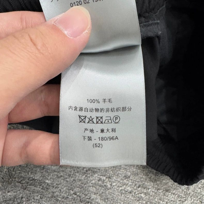 Dior Dior Solid color wool casual pants 2502-Nextarrow Size US 36 / EU 52 - 5 Thumbnail