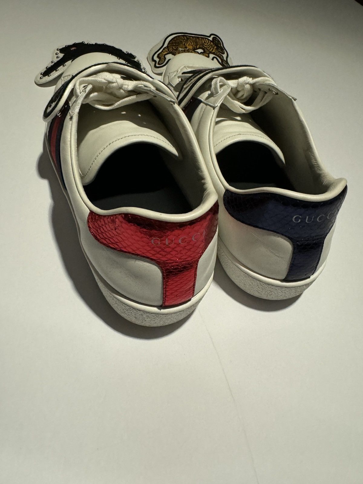 Gucci Gucci Ace Patches Mens Size 12.5G US13 Size US 13 / EU 46 - 4 Thumbnail