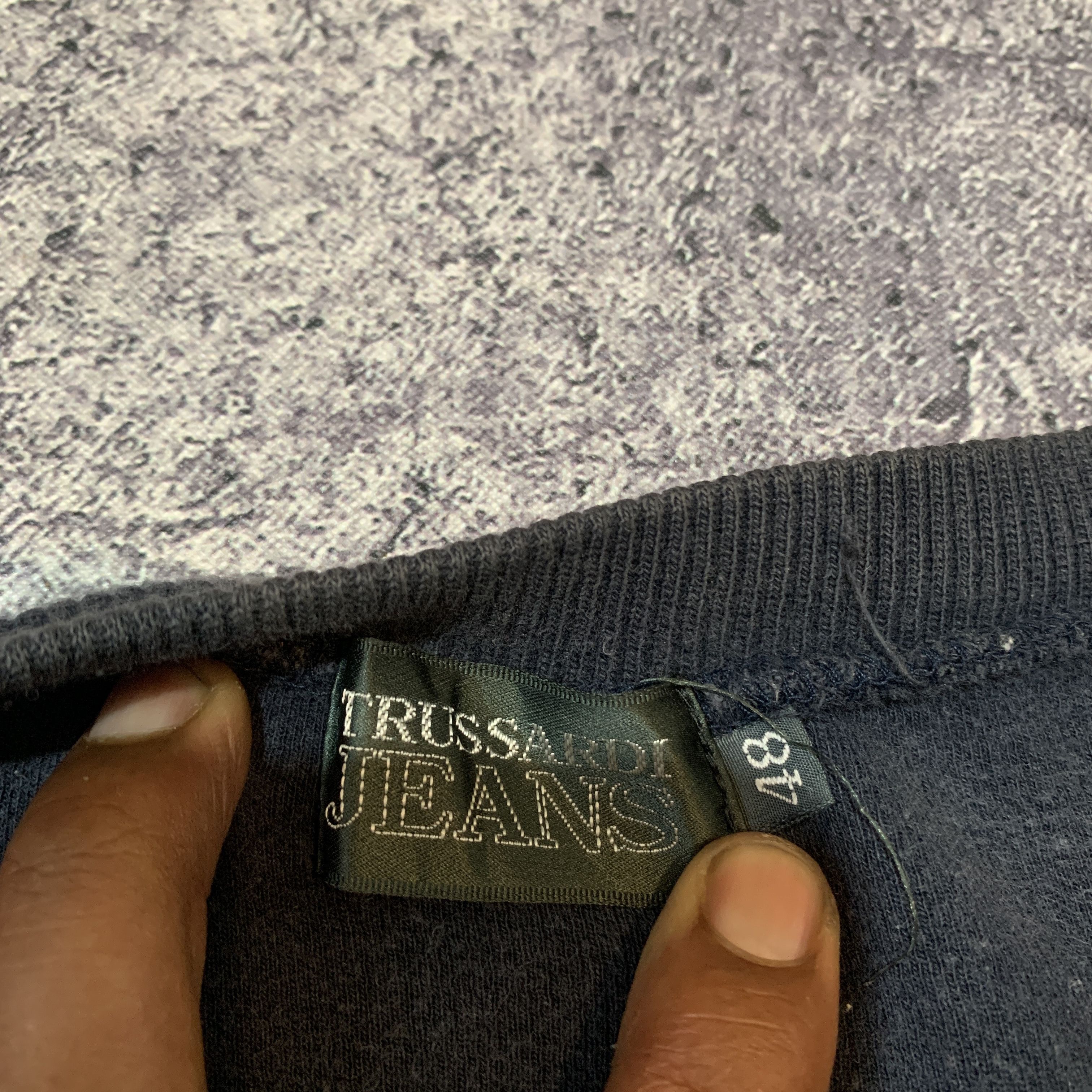 Japanese Brand 1990s Trussardi Jeans Embroidery Logo Crewneck Size US M / EU 48-50 / 2 - 4 Thumbnail