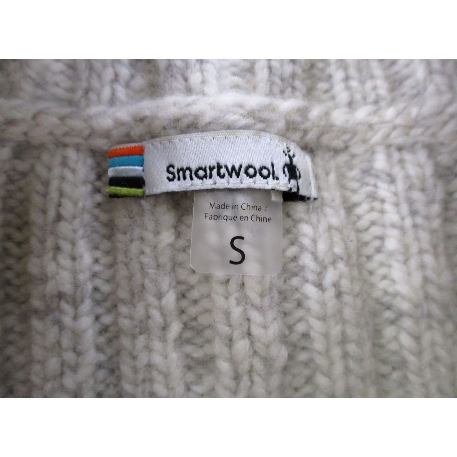 Smartwool SmartWool Sweater Womens S White Merino Wool Cable-Knit Pullover Cozy Winter Top Size S / US 4 / IT 40 - 6 Thumbnail