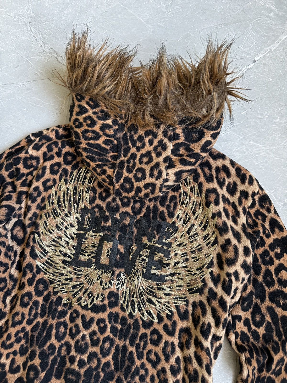 Hysteric Glamour Y2k Faux Fur Leopard Zip Hoodie If Six Was Nine LGB Style Size M / US 6-8 / IT 42-44 - 11 Thumbnail