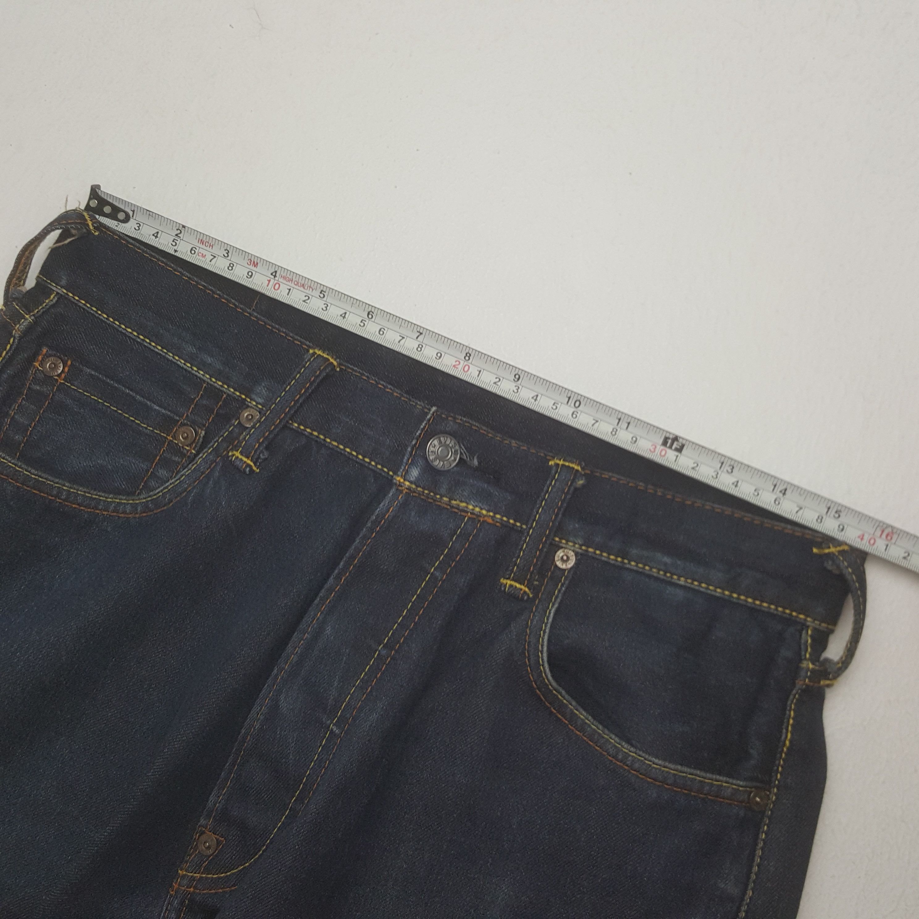 Evisu × Vintage Vintage Evisu Japanese Brand Daicock Art Denim Jeans Size US 31 - 10 Thumbnail
