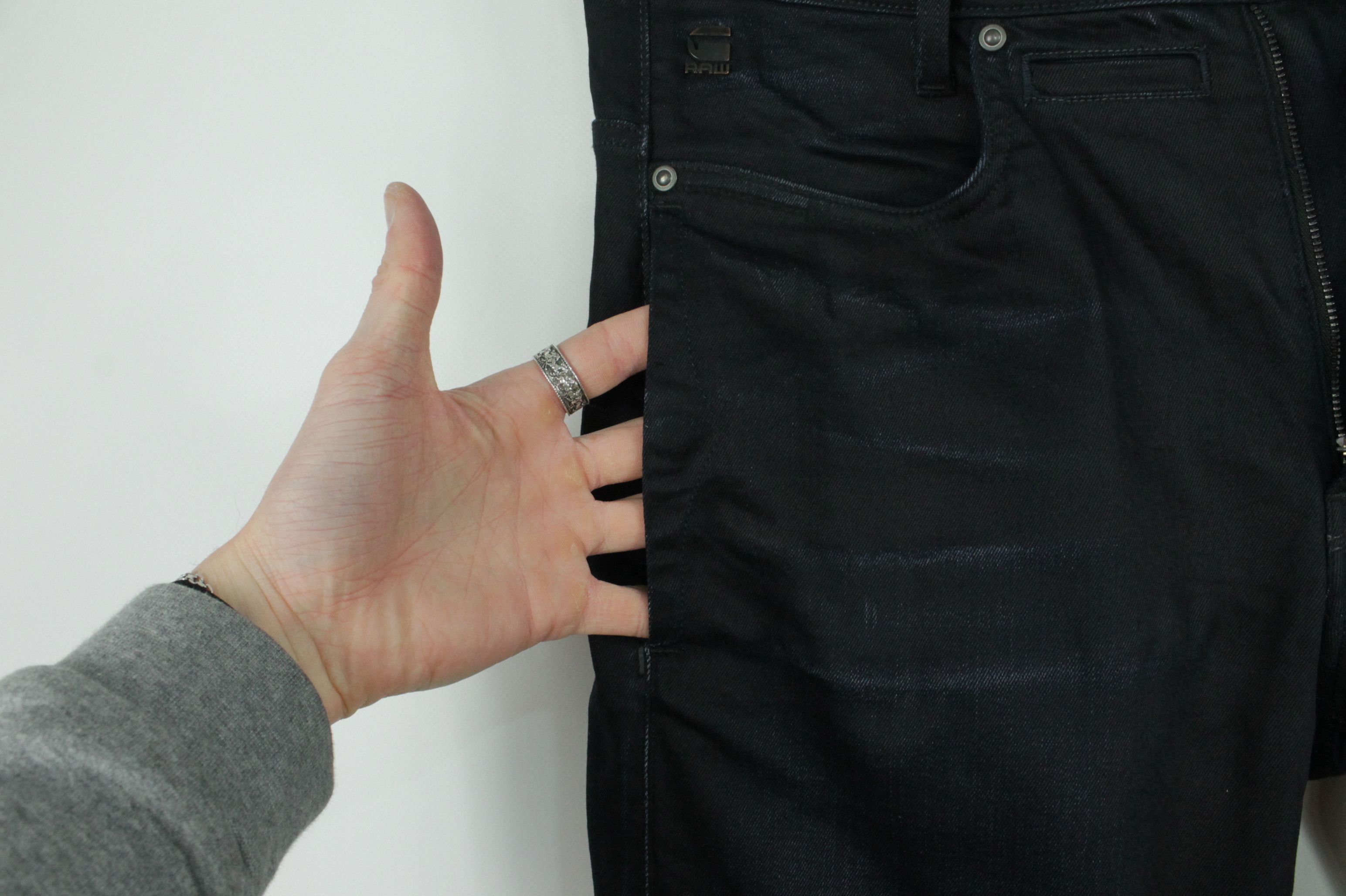 G-Star G-Star Raw D-Staq 3D Slim Dark Aged Denim Jeans Size US 33 - 6 Thumbnail