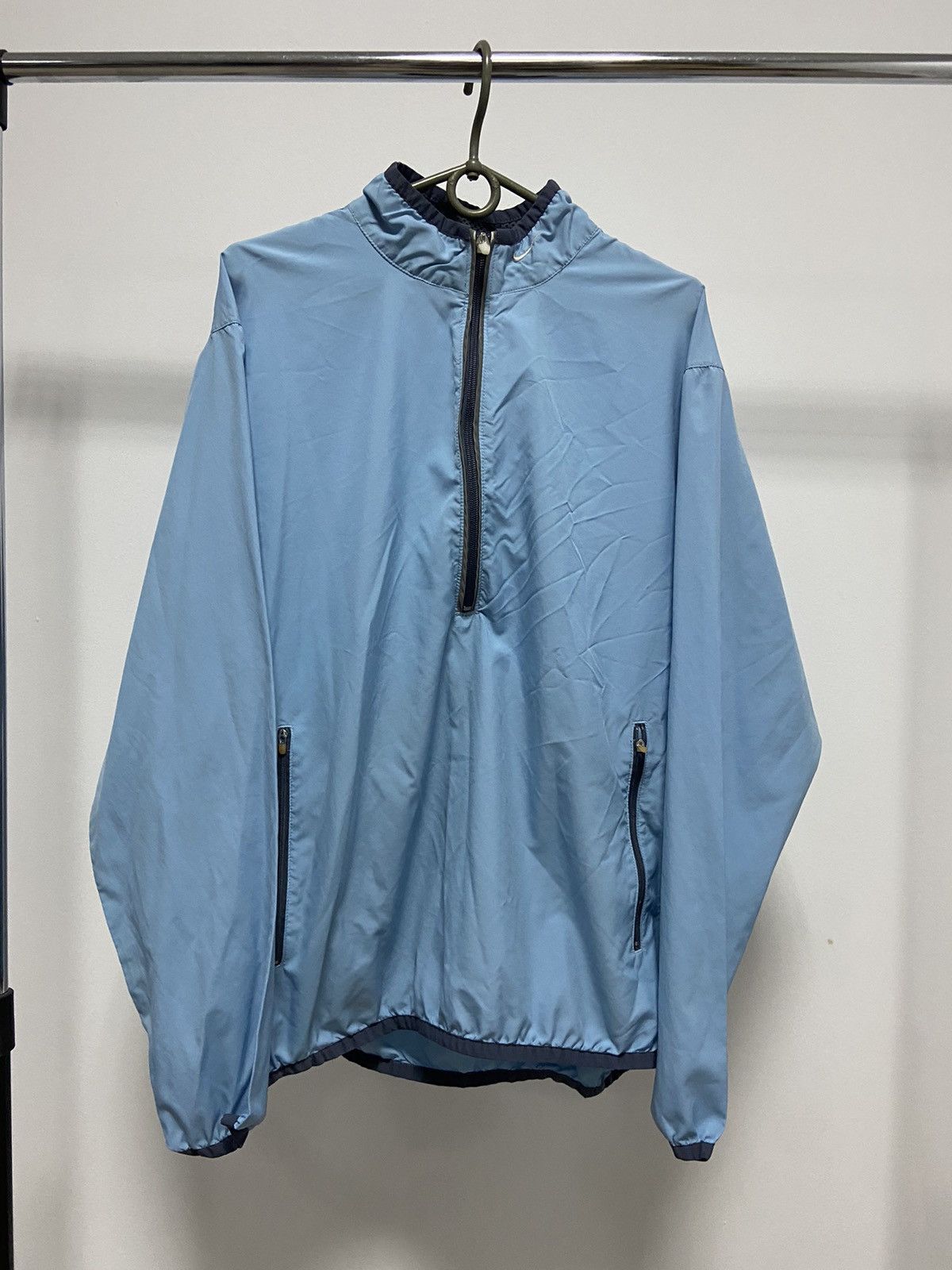 Nike × Vintage Nike Vintage Jacket Windbreaker Anorak Small Logo Y2K Nylon Size US L / EU 52-54 / 3 - 1 Thumbnail