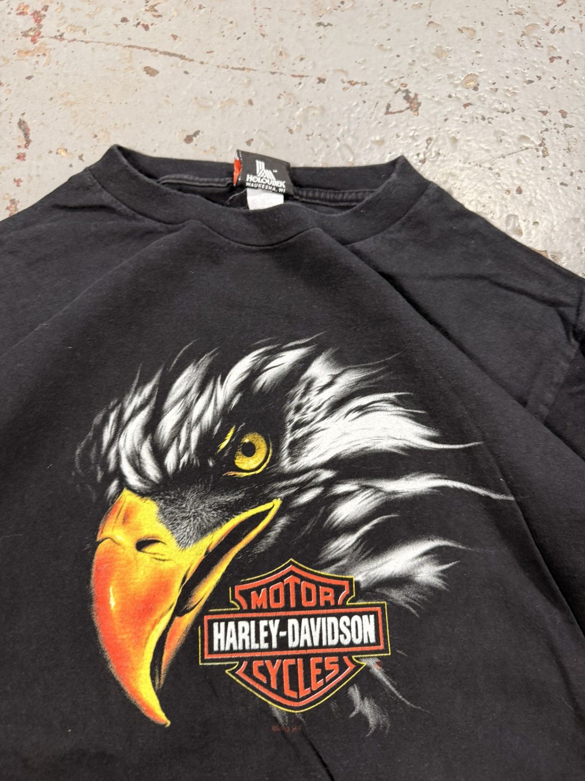 Vintage Vintage Harley Davidson Eagle Tee Size US L / EU 52-54 / 3 - 3 Thumbnail