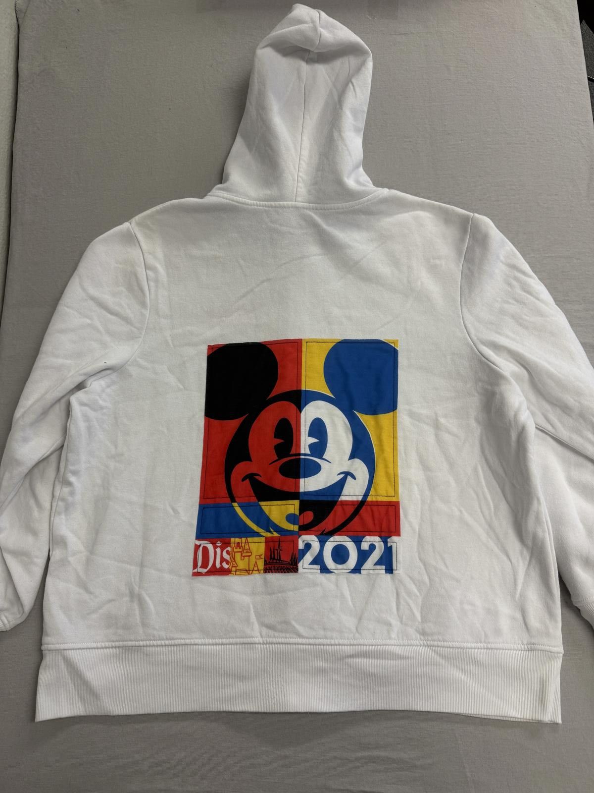 Disney Disneyland Resort Hoodie 2021 Mickey Mouse White Merch 2XL Size US XXL / EU 58 / 5 - 1 Thumbnail