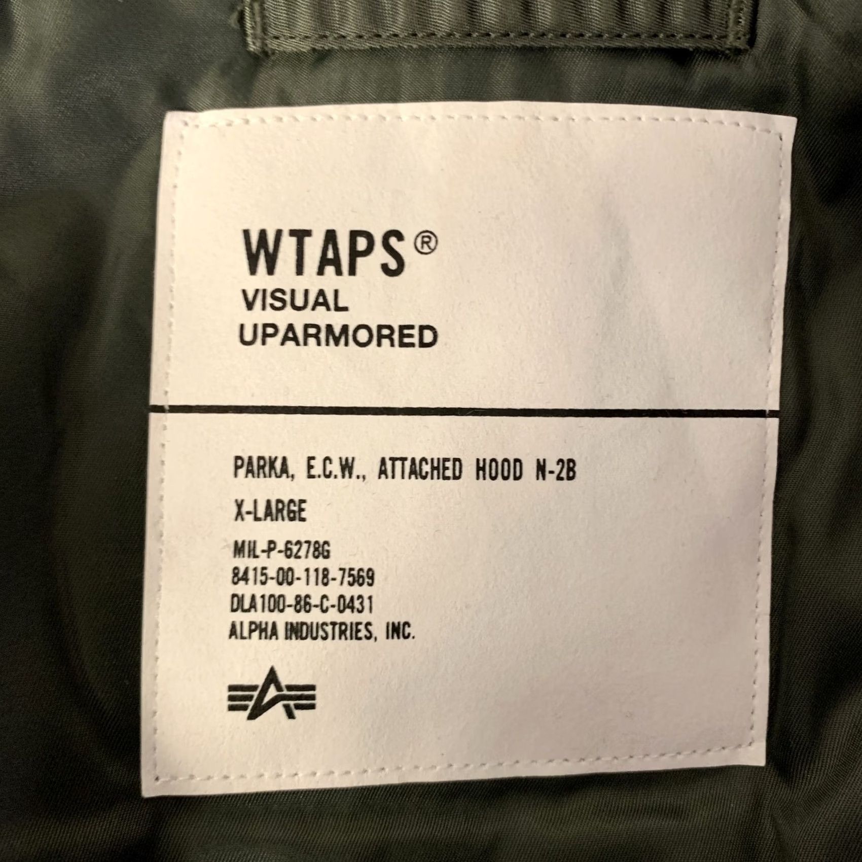 Wtaps WTAPS Green Hooded Bomber Coat XL Men Size US XL / EU 56 / 4 - 7 Thumbnail