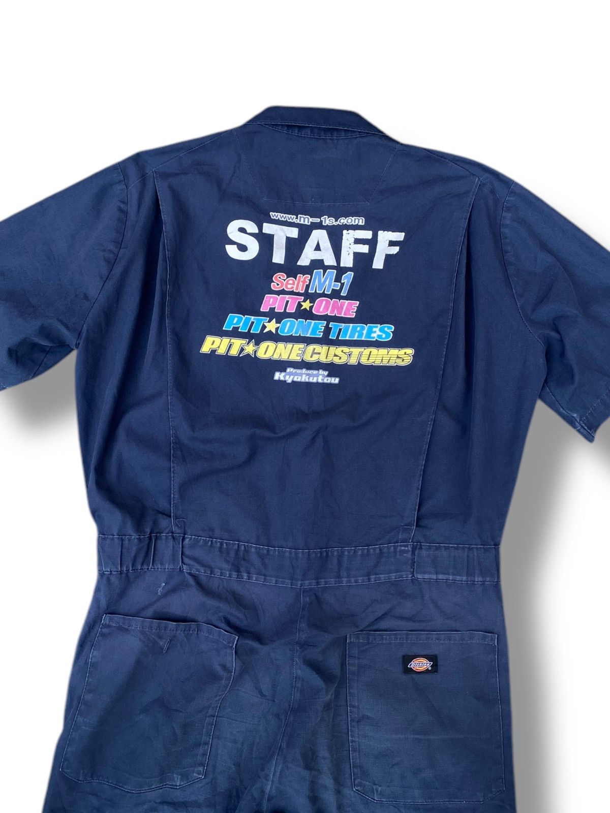 Dickies × Vintage Vintage Dickies Coverall Staff Pit One Customs Motorsport. Size US 36 / EU 52 - 6 Thumbnail