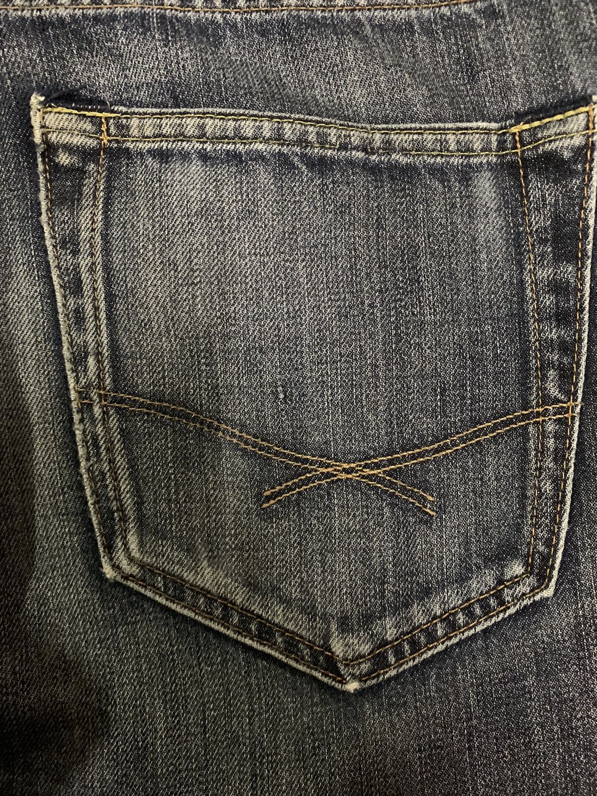 Gap Vintage Gap 1969 Whiskers Washed Distressed Grunge Jeans Size US 32 / EU 48 - 14 Thumbnail