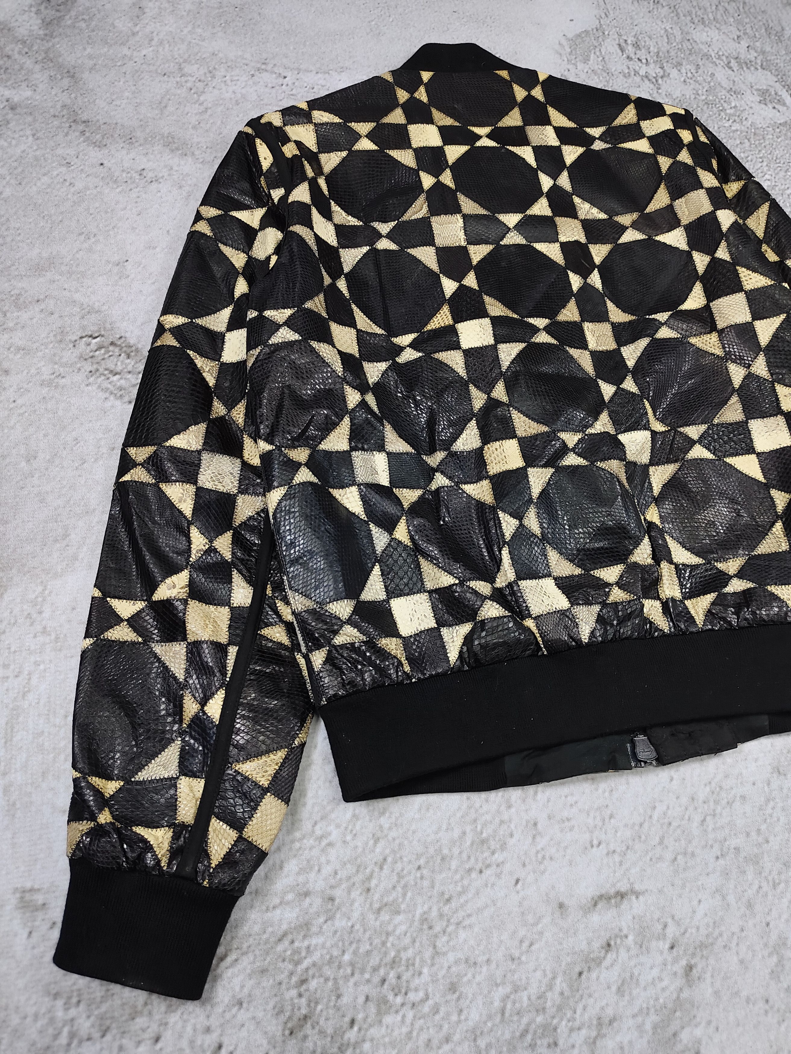 Andrea Pompilio Andrea Pompilio Snakeskin Geometric Pacthwork Archive Bomber Size US M / EU 48-50 / 2 - 10 Thumbnail