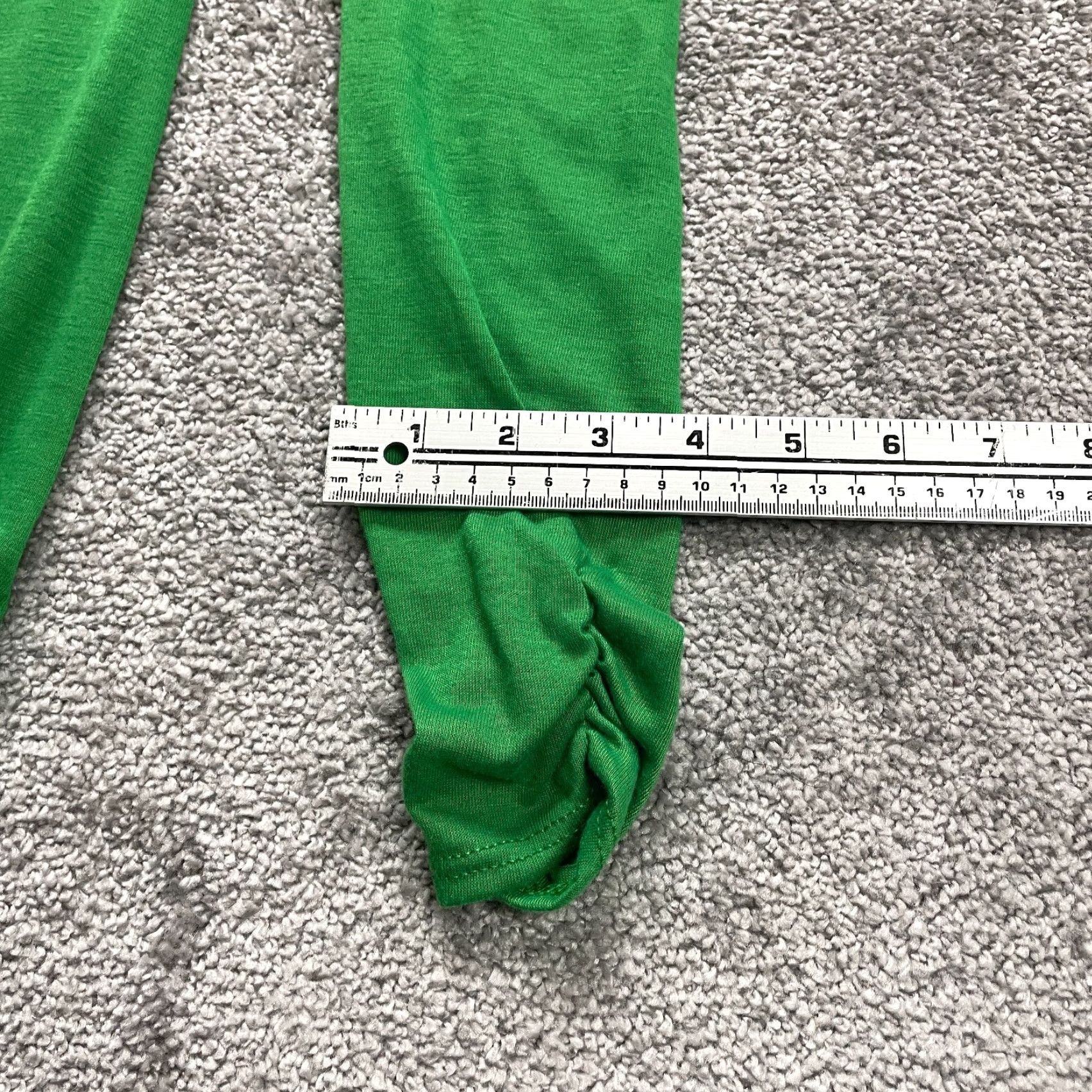 Vintage Unbranded Leggings Womens Green Compression High Rise Slim Soft Stretch 18x22 Size 40" / US 18 - 5 Thumbnail