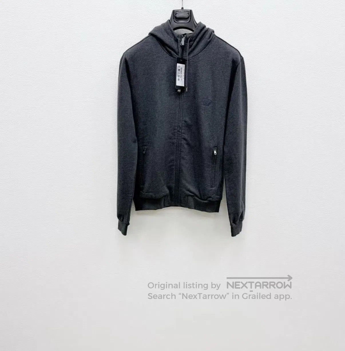 Dolce & Gabbana Gray Zip-Up Hoodie with Pockets. Size US M / EU 48-50 / 2 - 1 Thumbnail