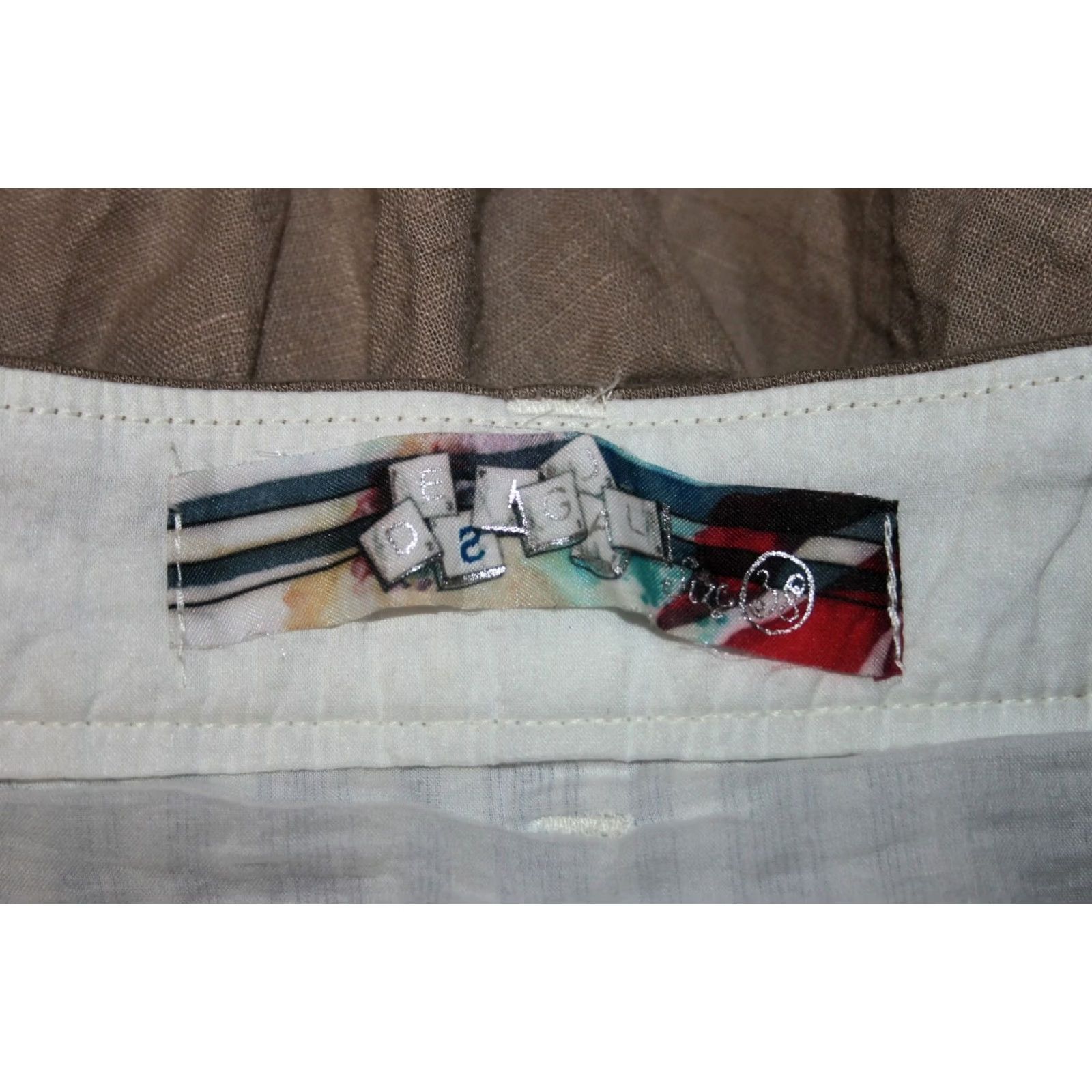 Desigual Desigual womens mini skirt Size 38 Multicoloured A-Line Cotton Size 26" / US 2 / IT 38 - 5 Thumbnail