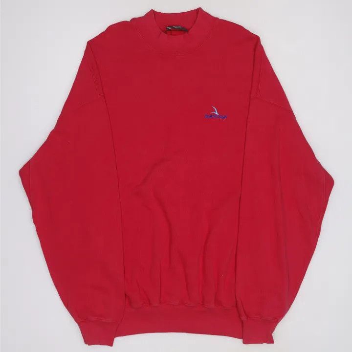 Balenciaga Balenciaga Balenciaga Logo Embroidered Long Sleeve TShirt Size US L / EU 52-54 / 3 - 1 Thumbnail