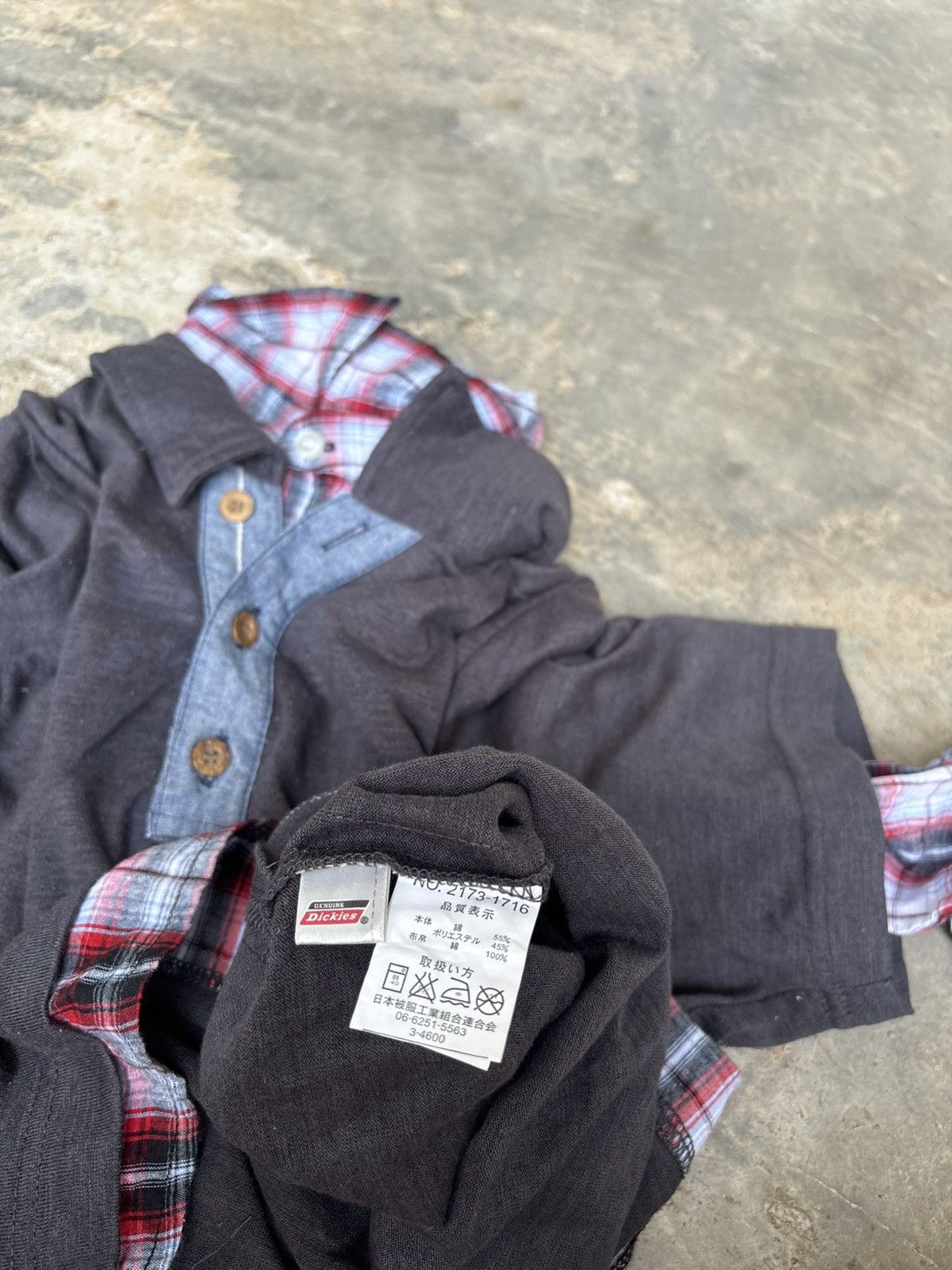Dickies × If Six Was Nine × Japanese Brand Y2k Double Layer Dickies Shirt Button up Size US L / EU 52-54 / 3 - 8 Thumbnail