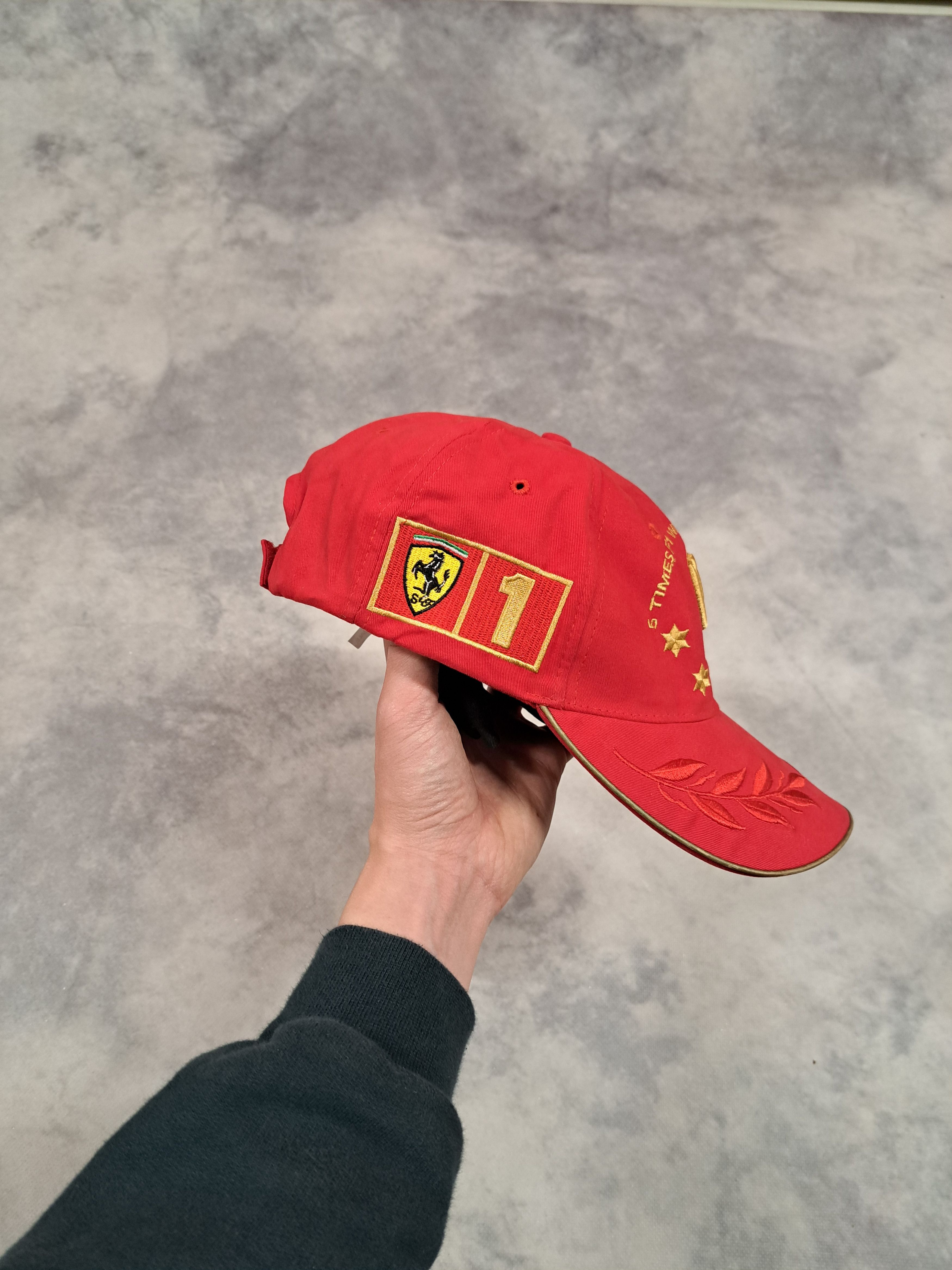 Vintage Vintage 2002 Michael Schumacher F1 World Champion Cap Size ONE SIZE - 3 Thumbnail