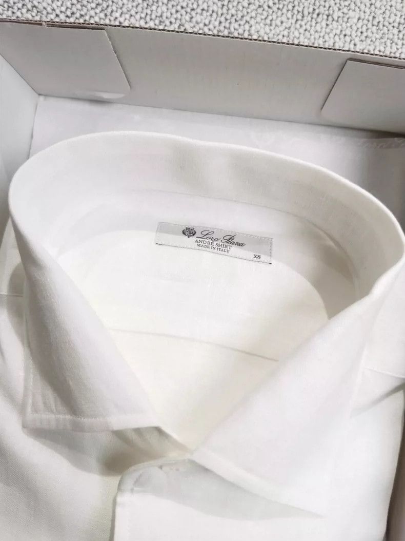 Loro Piana LORO PIANA Men's linen shirt Size US XS / EU 42 / 0 - 6 Thumbnail