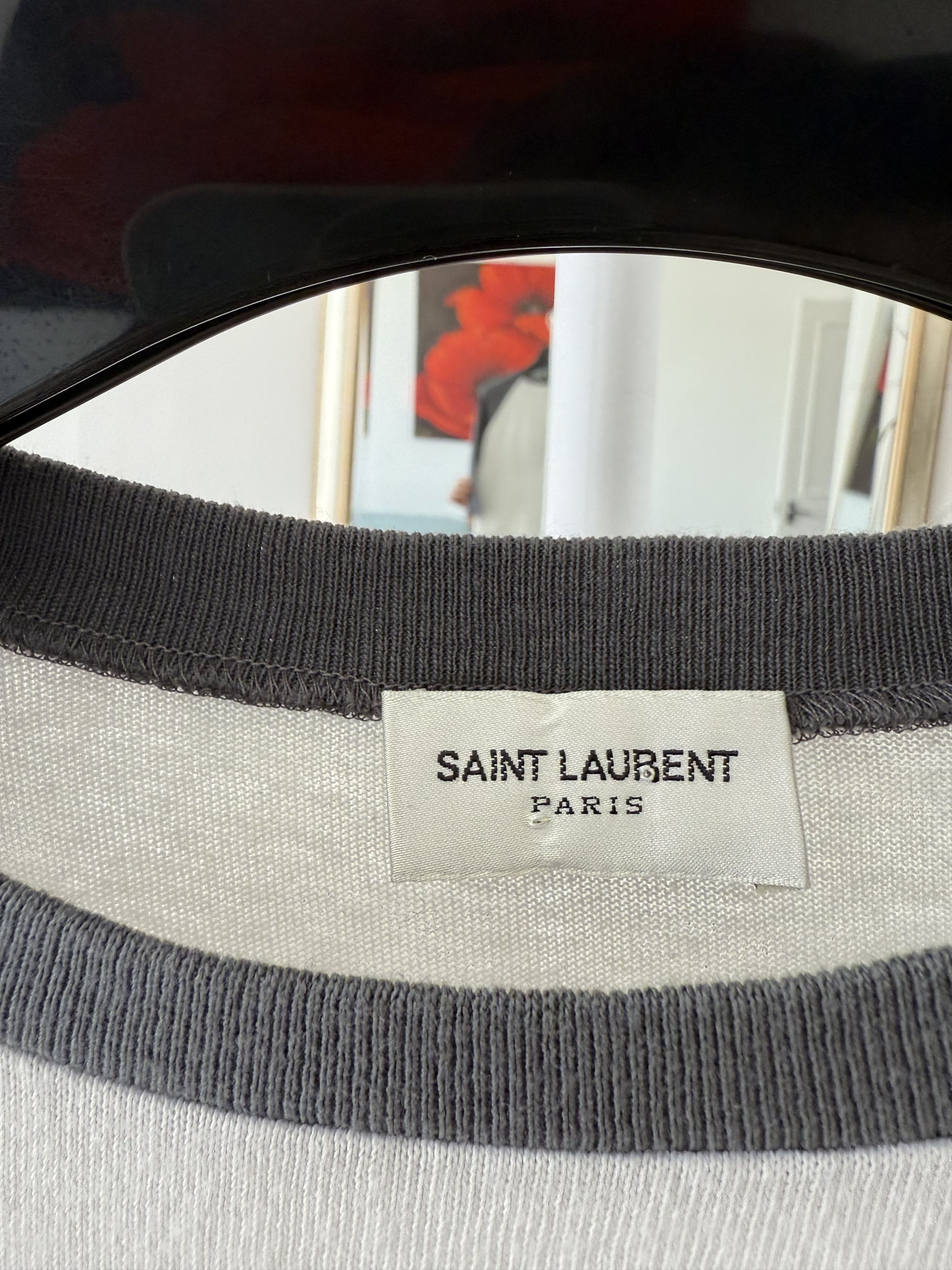 Saint Laurent Paris Saint Laurent 3/4 length Logo Shirt Size US S / EU 44-46 / 1 - 8 Thumbnail