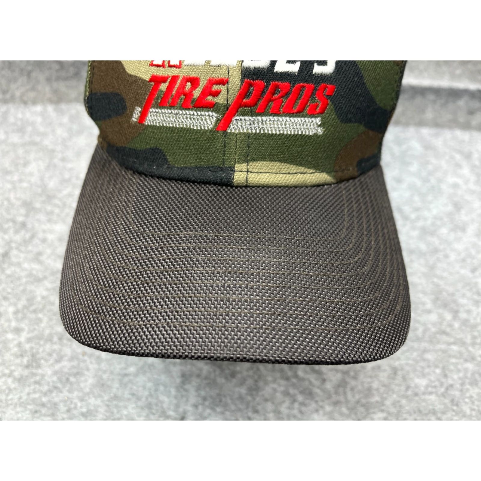 New Era New Era Hat Cap Fitted Adult M Green Camouflage Poly Blend 39Thirty Reese's Tire Pros Fashion Hat Mens Summer 90s Auto Repair Cars Outdoor Men Size ONE SIZE - 3 Thumbnail