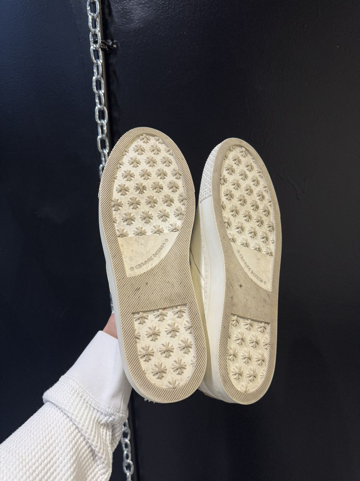 Chrome Hearts Chrome Hearts Leather Slip on shoes white Size US 7 / EU 40 - 6 Thumbnail