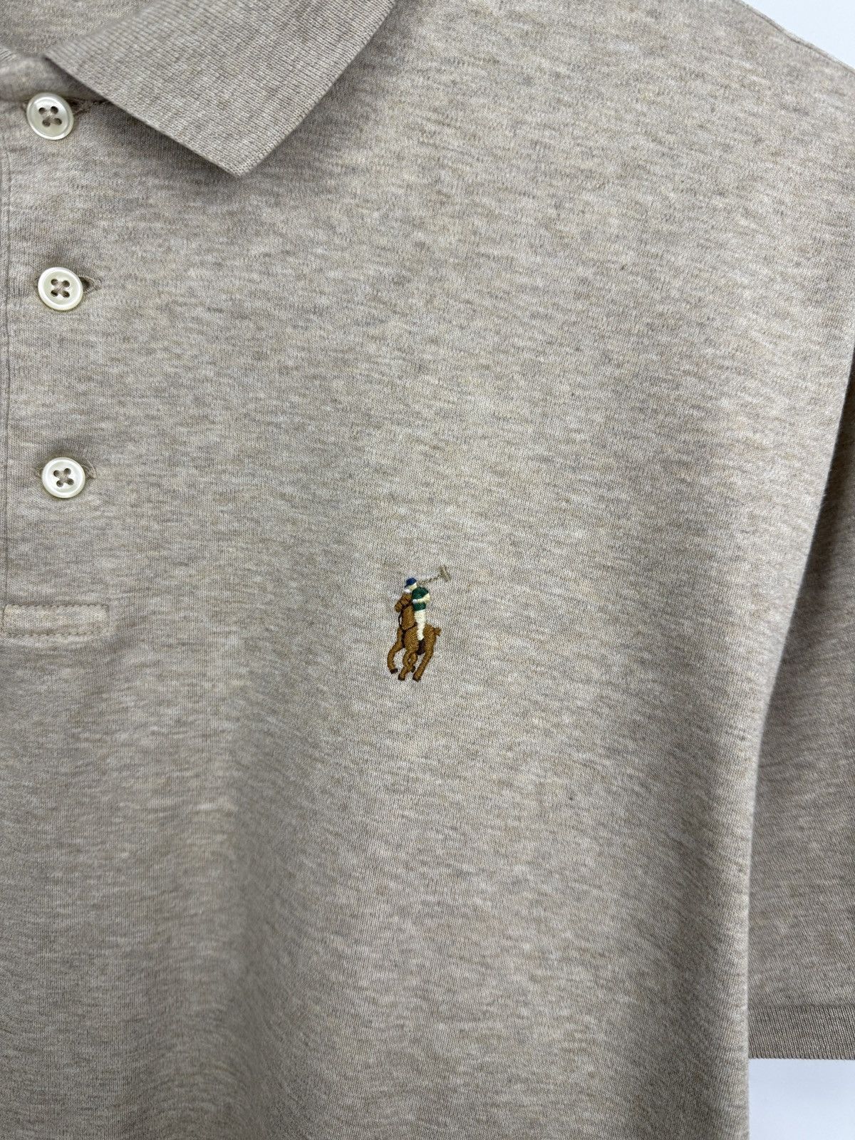 Polo Ralph Lauren 🇺🇸 Polo Ralph Lauren Custom Slim Fit Polo T-Shirt Rare Retro Size US XL / EU 56 / 4 - 7 Thumbnail