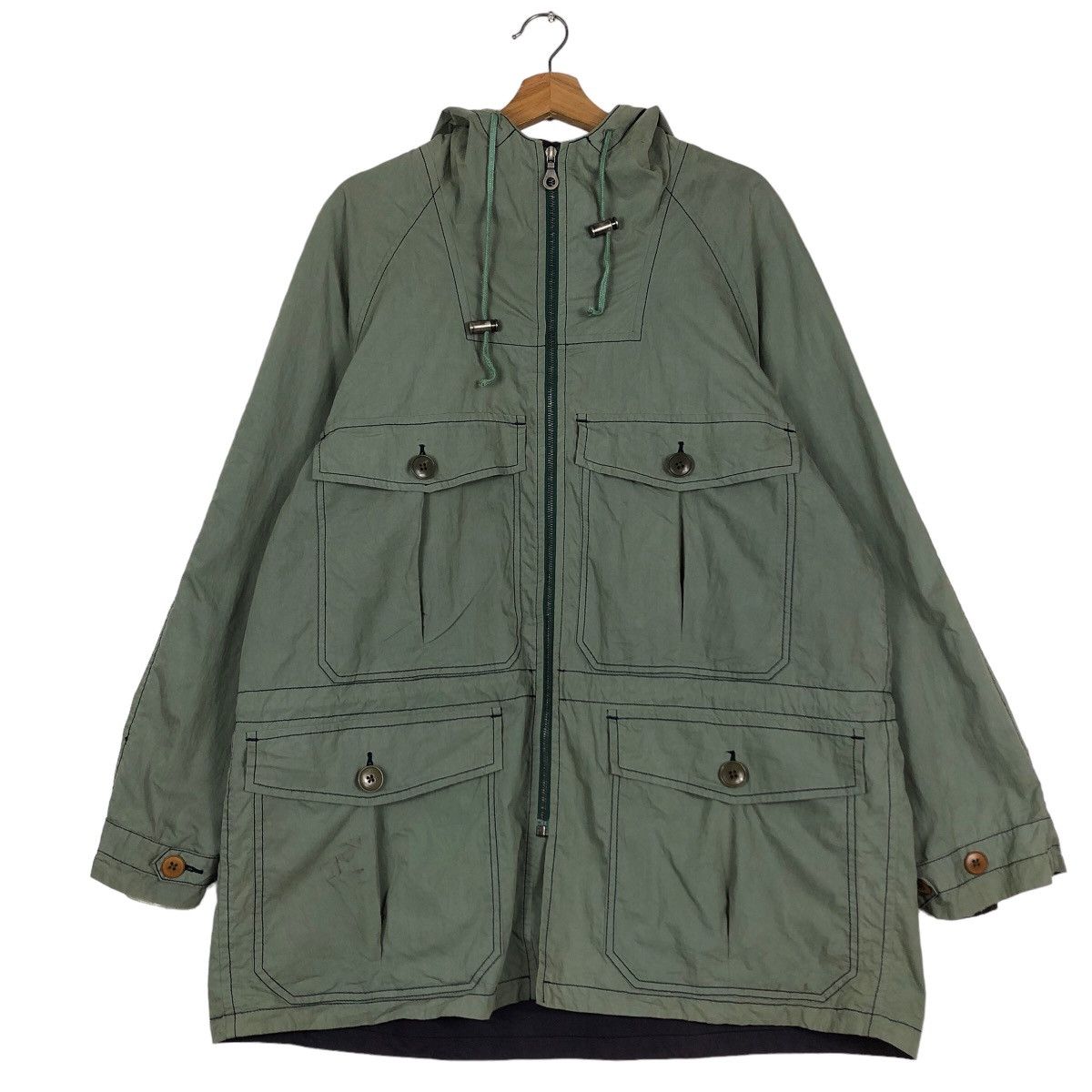 Nigel Cabourn 🔥Vintage Hunting Survival Jacket 3D Pockets Cargo Size US M / EU 48-50 / 2 - 8 Thumbnail