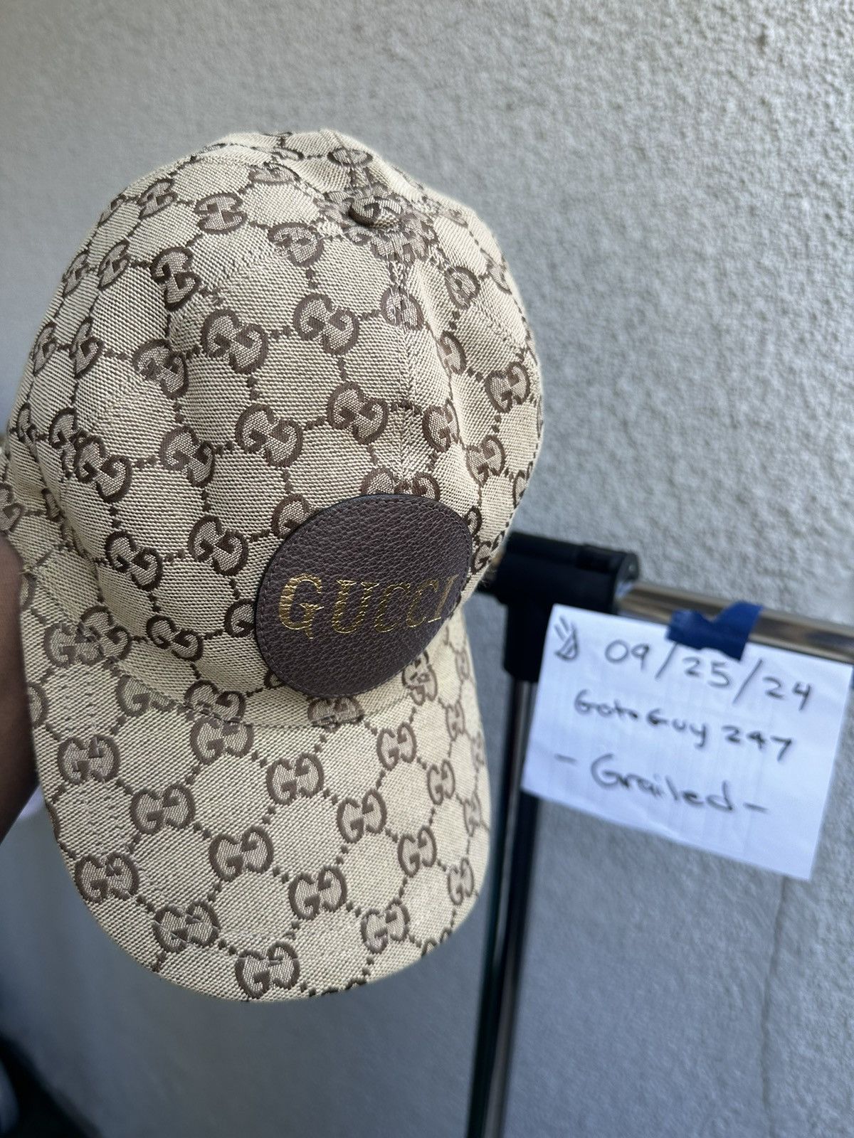 Gucci **Gucci Monogram GG Canvas Hat** Size 38 - 1 Thumbnail