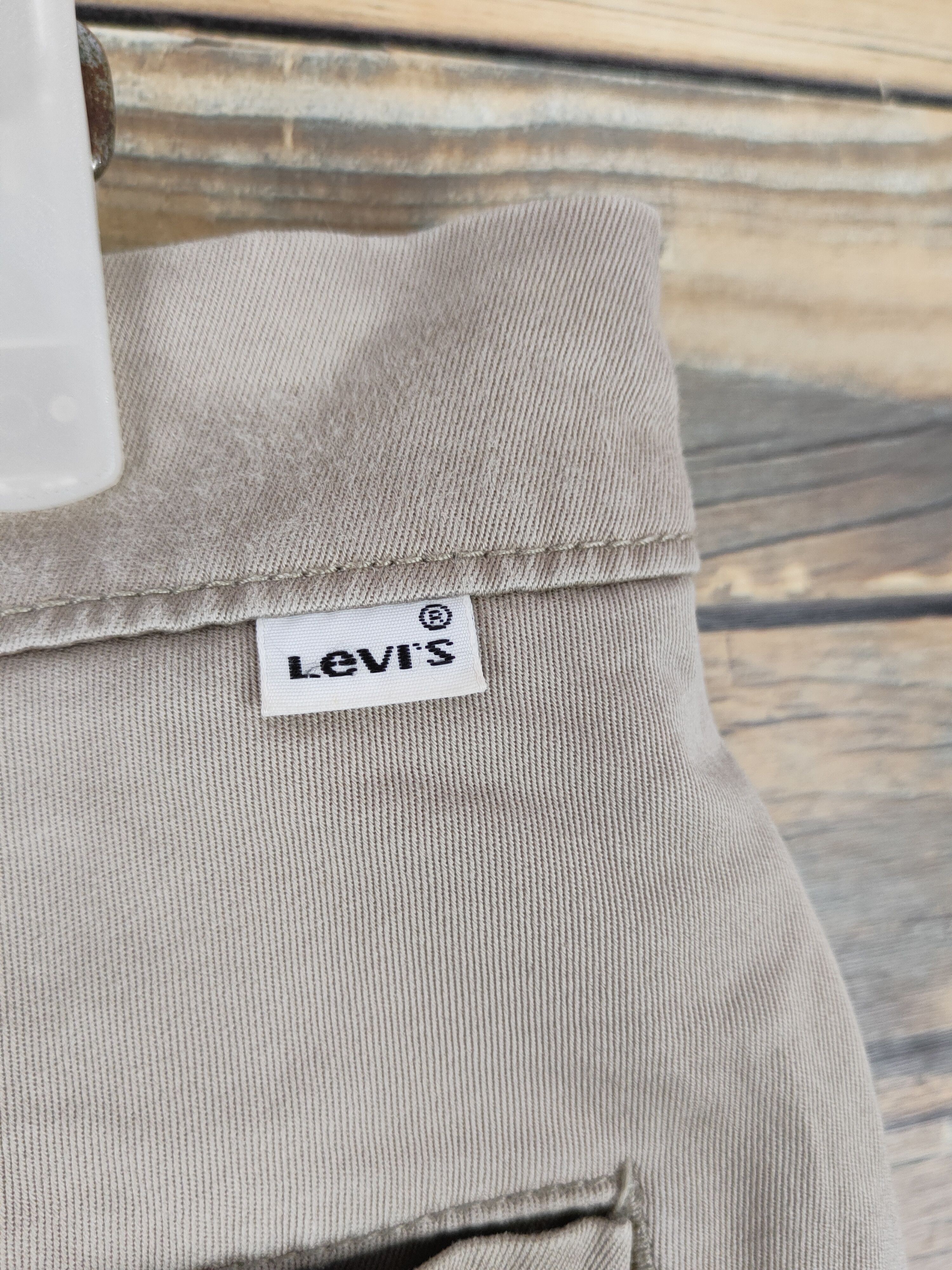 Japanese Brand Levi's Beige Multipocket Casual Pants #W1046 Size US 32 / EU 48 - 10 Thumbnail