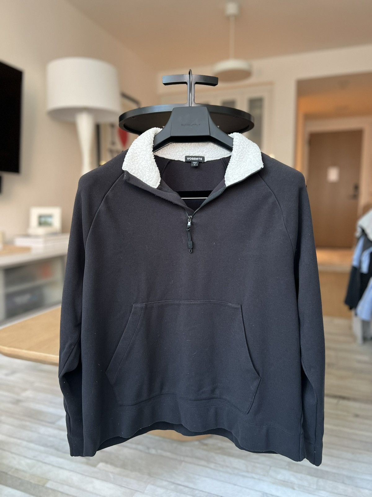 James Perse James Perse Yosemite Sherpa Quarter Zip Size L MSRP $500 Size US L / EU 52-54 / 3 - 1 Thumbnail