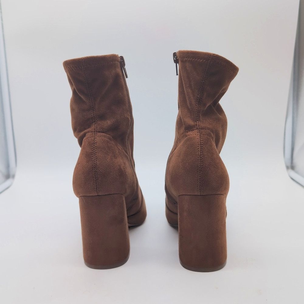 Steve Madden Steve Madden Sz 9 Brown Fabric Suede Ankle Boots Hayes Size US 9 / IT 39 - 6 Thumbnail