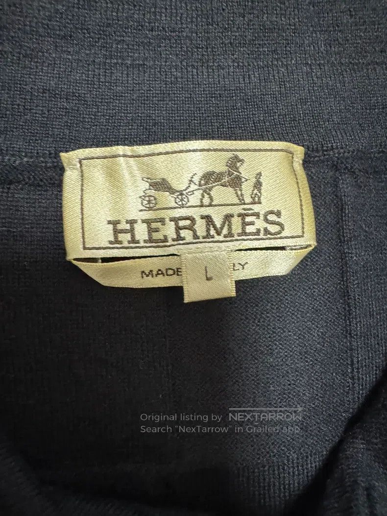 Hermes Hermes Cashmere short-sleeve, 64% cashmere + 36% cotton, u Size US L / EU 52-54 / 3 - 6 Thumbnail