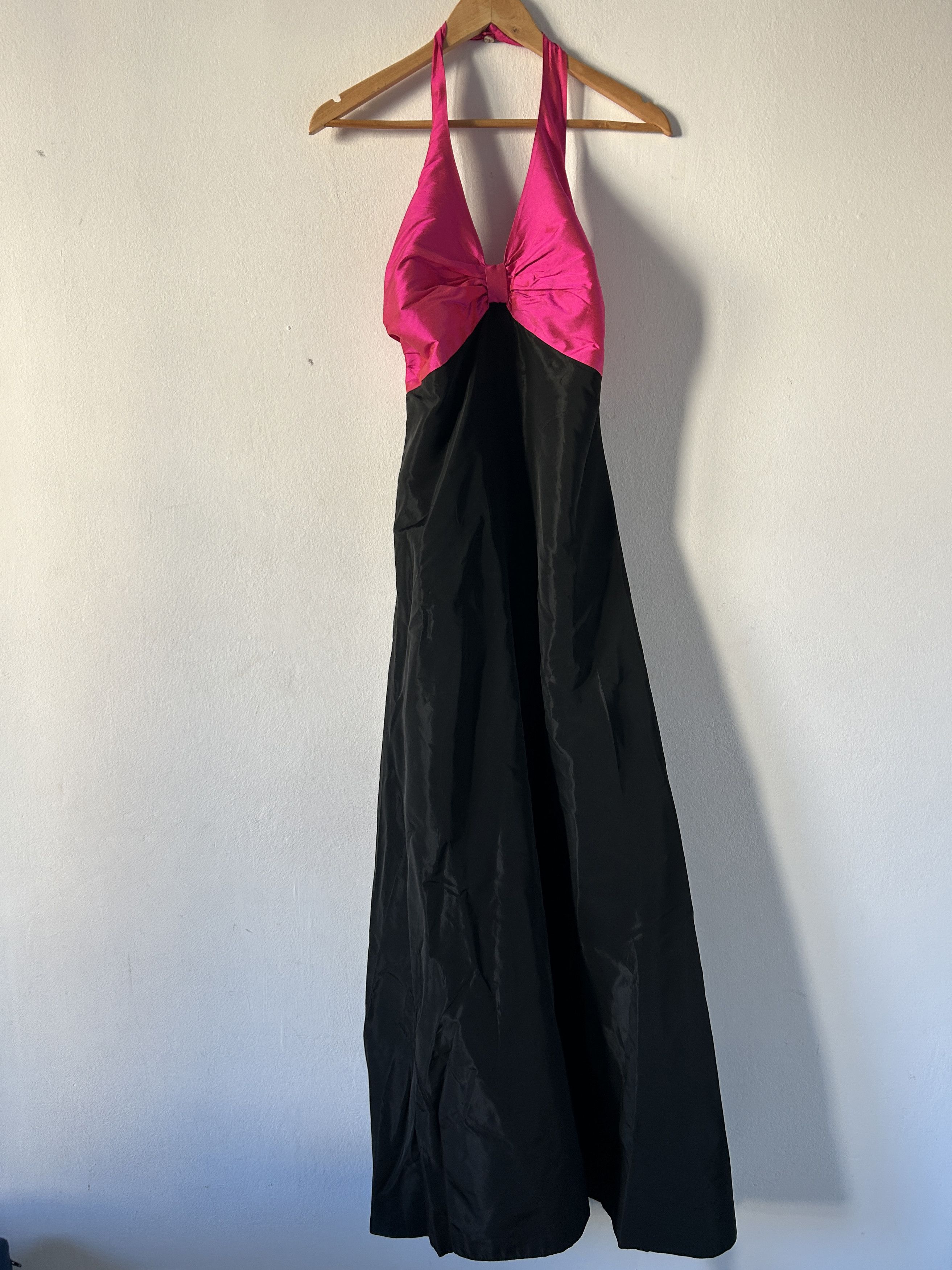 Vintage Vintage taffeta halter backless maxi dress Size M / US 6-8 / IT 42-44 - 8 Thumbnail